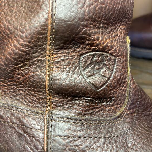 Ariat Sierra Work Boots Mens 8D Brown Leather Waterproof 10002385 Slip Resistant main image 6